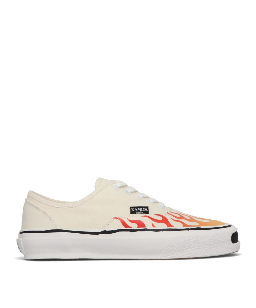 "HERC" FIRE PATTERN VULCANIZED SNEAKER