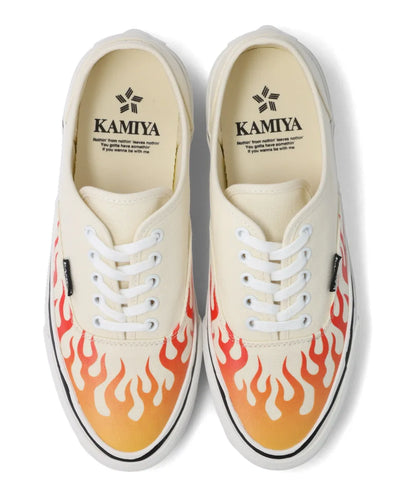 "HERC" FIRE PATTERN VULCANIZED SNEAKER