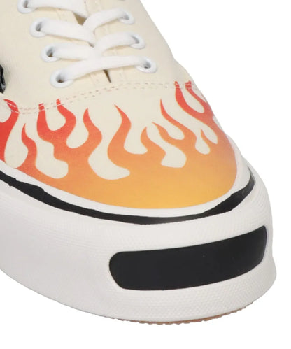 "HERC" FIRE PATTERN VULCANIZED SNEAKER