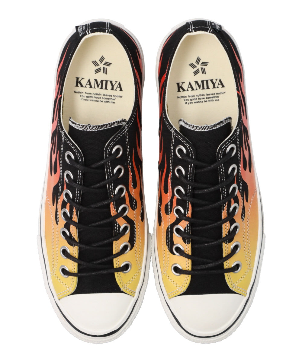 “JOEY” FIRE PATTERN VULCANIZED SNEAKER
