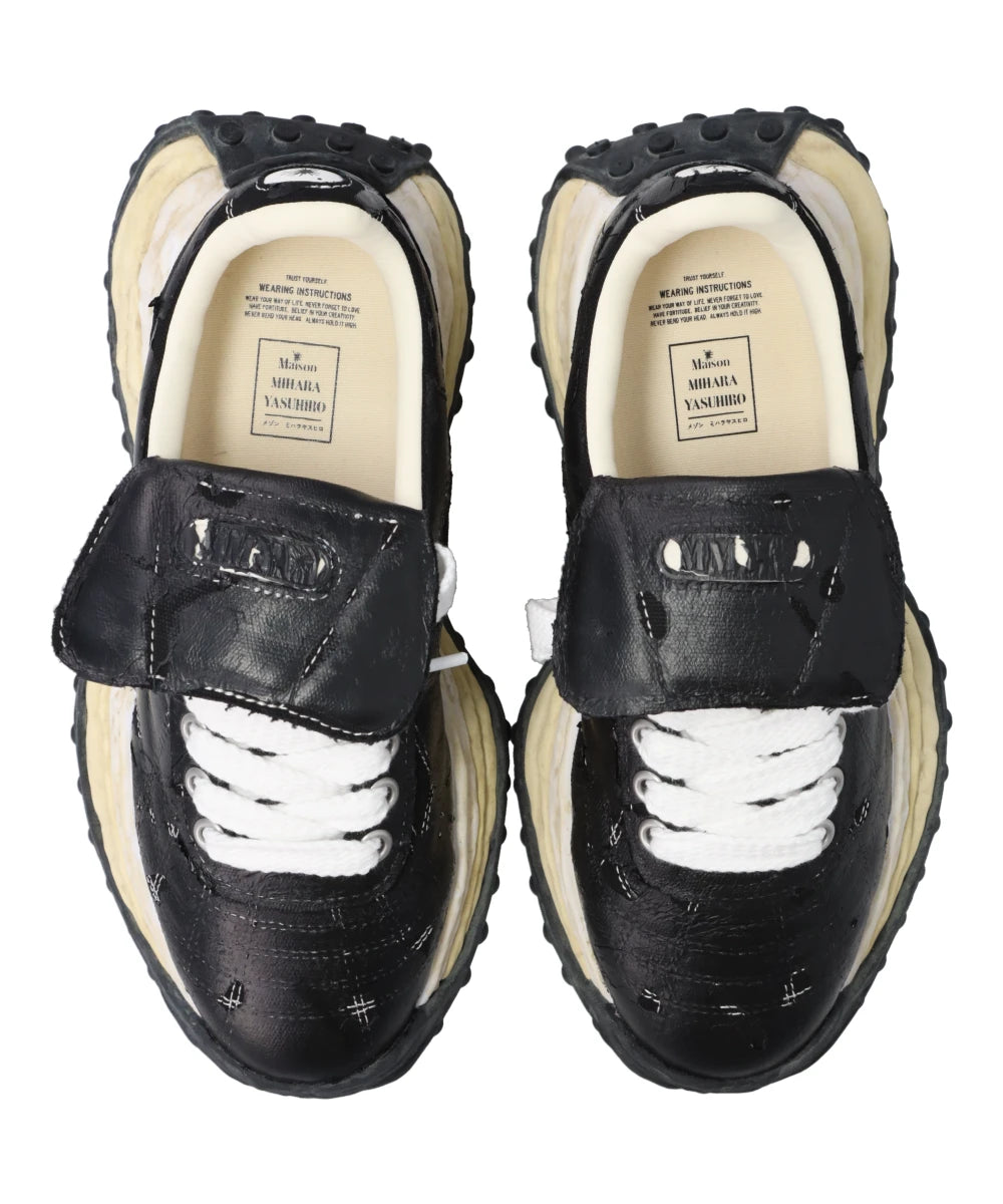 SCOTT/ORIGINAL SOLE TORN FILM ATTACHEDCANVAS LOW-TOP SNEAKER