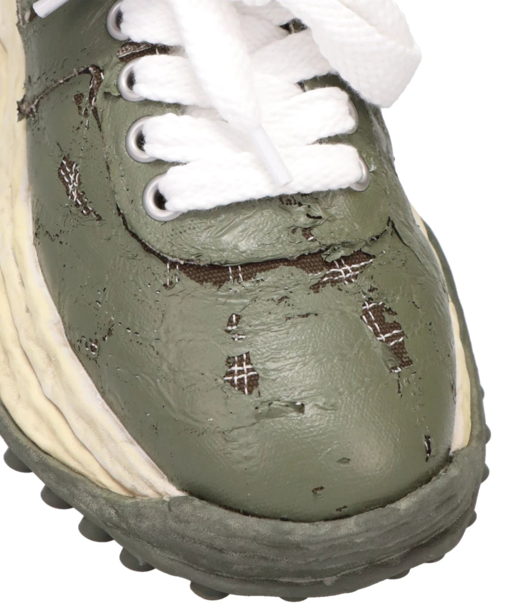 SCOTT/ORIGINAL SOLE TORN FILM ATTACHEDCANVAS LOW-TOP SNEAKER