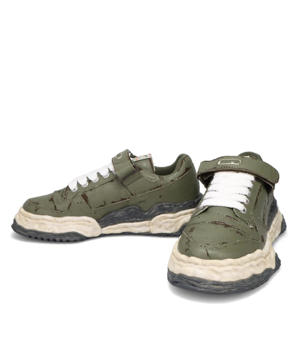 KEITH/ORIGINAL SOLE TORN FILM ATTACHEDCANVAS LOW-TOP SNEAKER