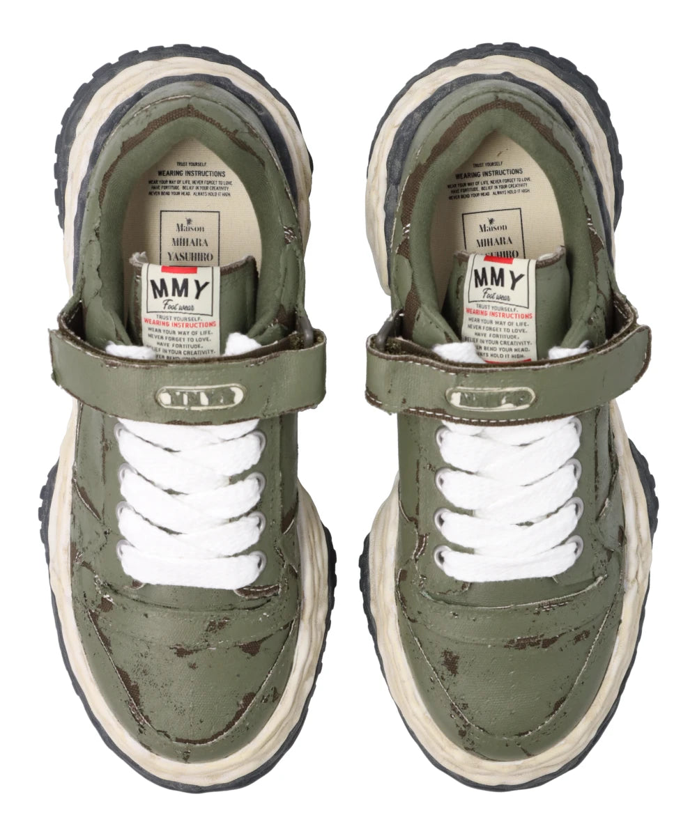 KEITH/ORIGINAL SOLE TORN FILM ATTACHEDCANVAS LOW-TOP SNEAKER