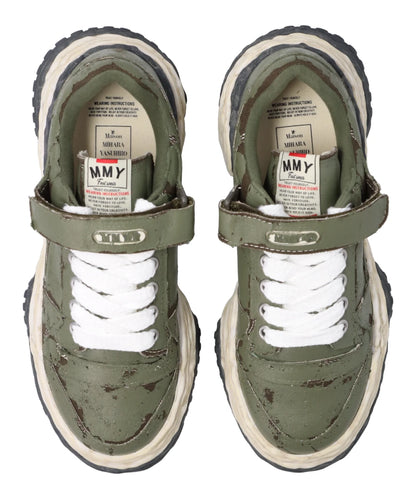 KEITH/ORIGINAL SOLE TORN FILM ATTACHEDCANVAS LOW-TOP SNEAKER