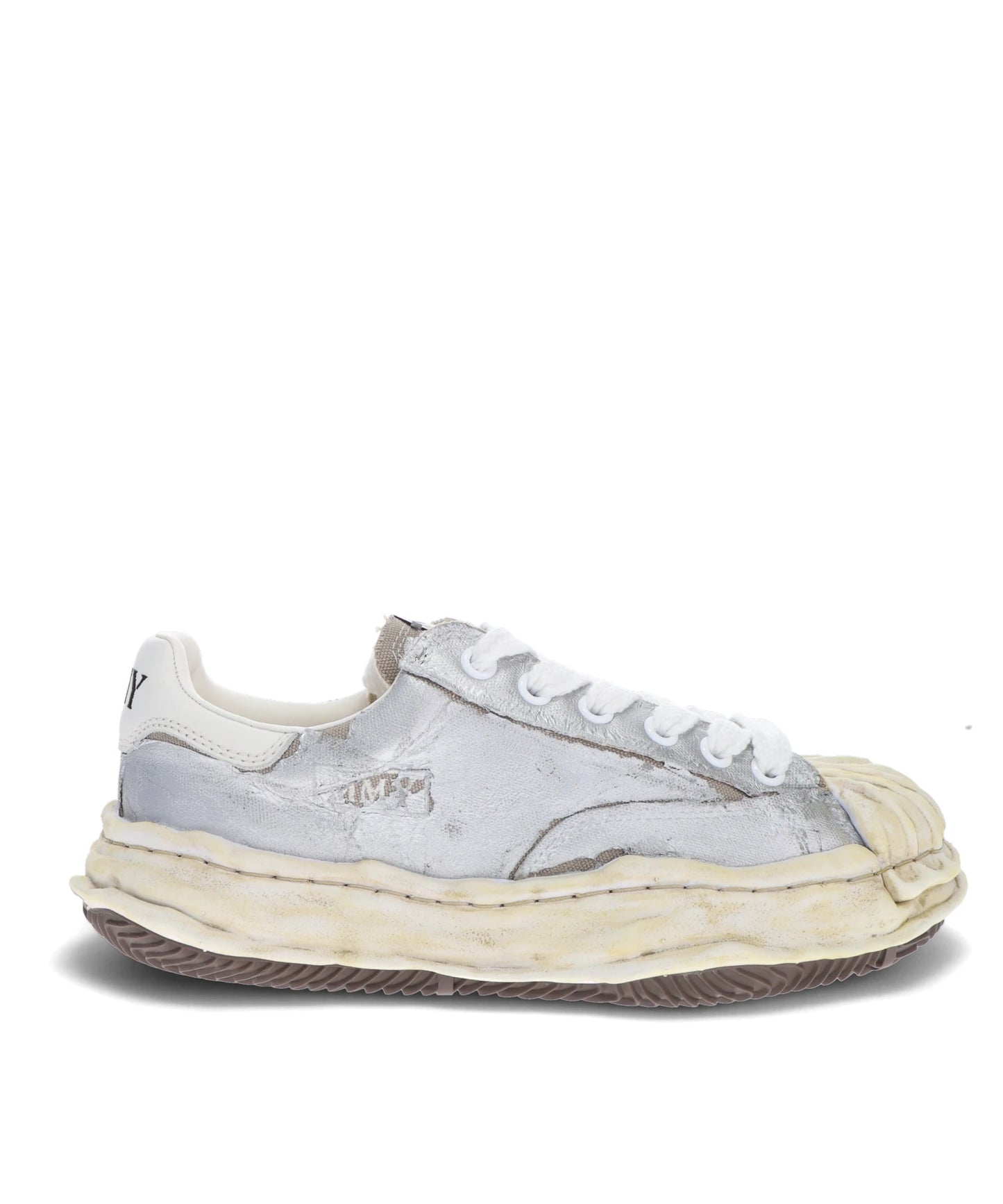 Maison MIHARA YASUHIRO(メゾンミハラヤスヒロ) 
BLAKEY/ORIGINAL SOLE TORN FILM ATTACHEDCANVAS LOW-TOP SNEAKER