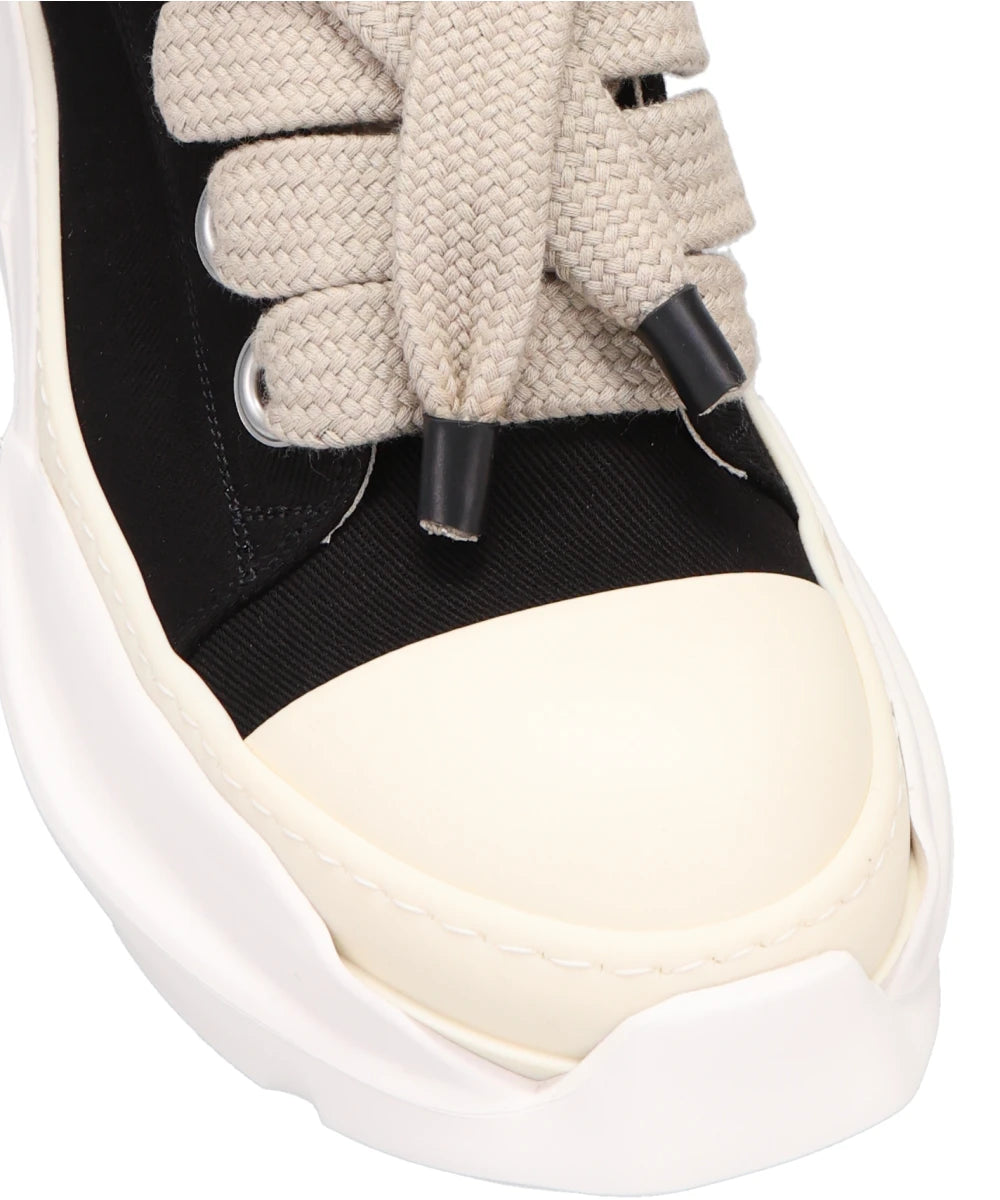 JUMBOLACE ABSTRACT LOW SNEAKS - BLACK/MILK/MILK