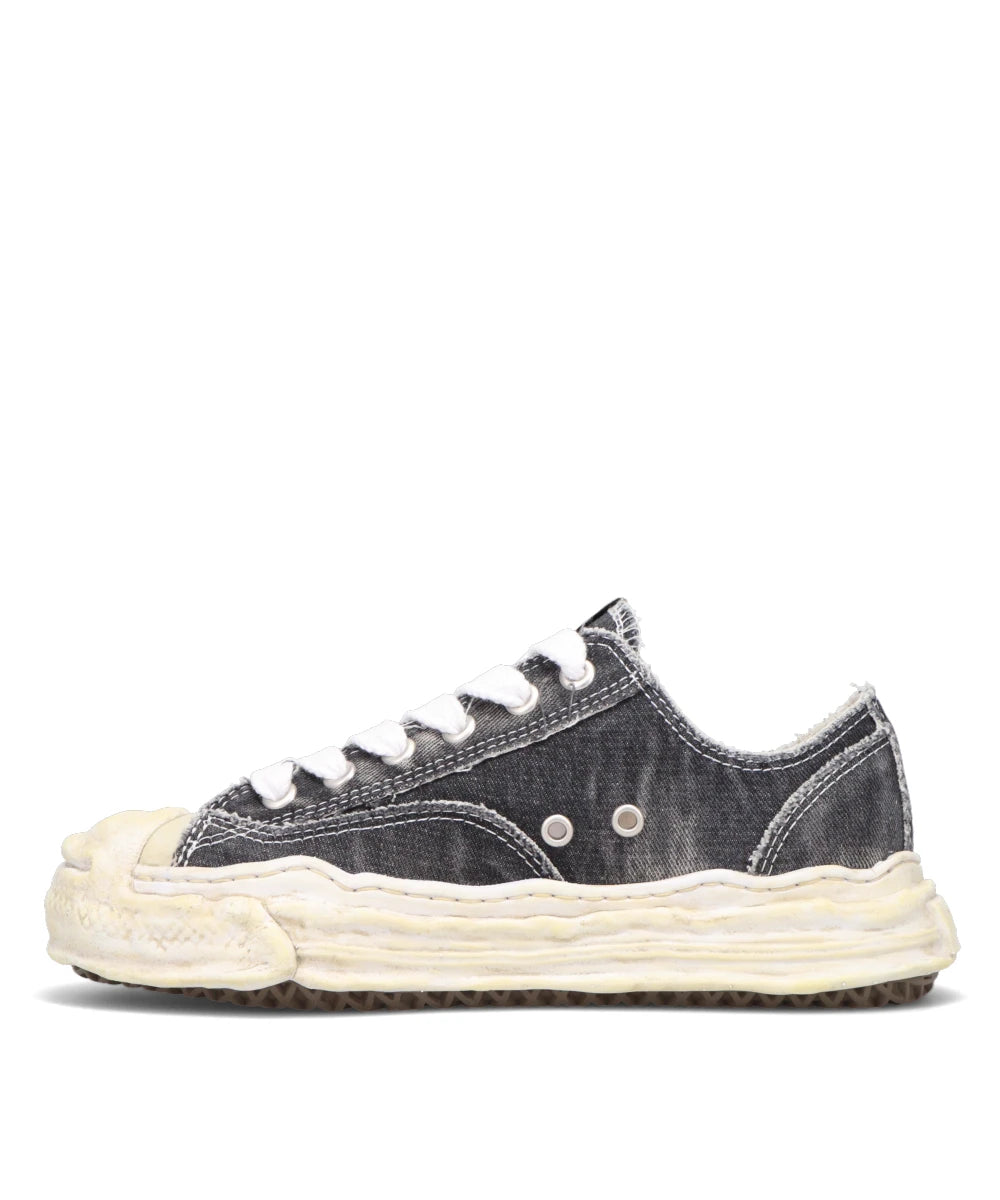 HANK/ORIGINAL SOLE BLEACHING AND WASHING TEXTILE LOW-TOP SNEAKER