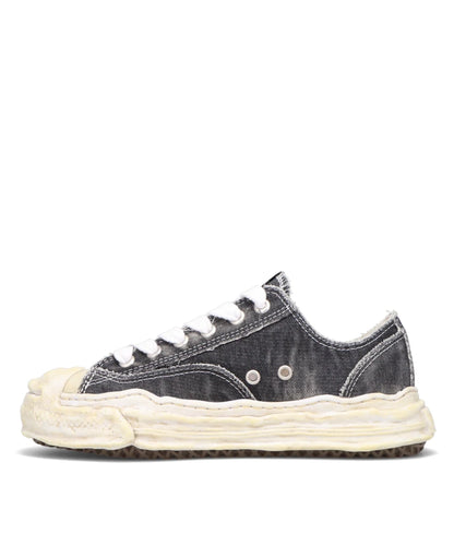 HANK/ORIGINAL SOLE BLEACHING AND WASHING TEXTILE LOW-TOP SNEAKER