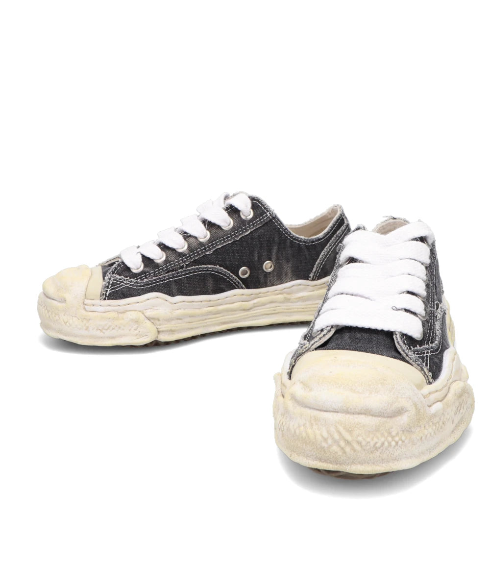HANK/ORIGINAL SOLE BLEACHING AND WASHING TEXTILE LOW-TOP SNEAKER