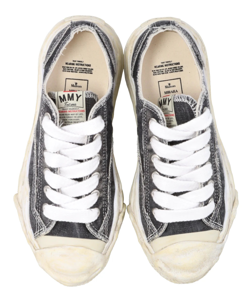 HANK/ORIGINAL SOLE BLEACHING AND WASHING TEXTILE LOW-TOP SNEAKER
