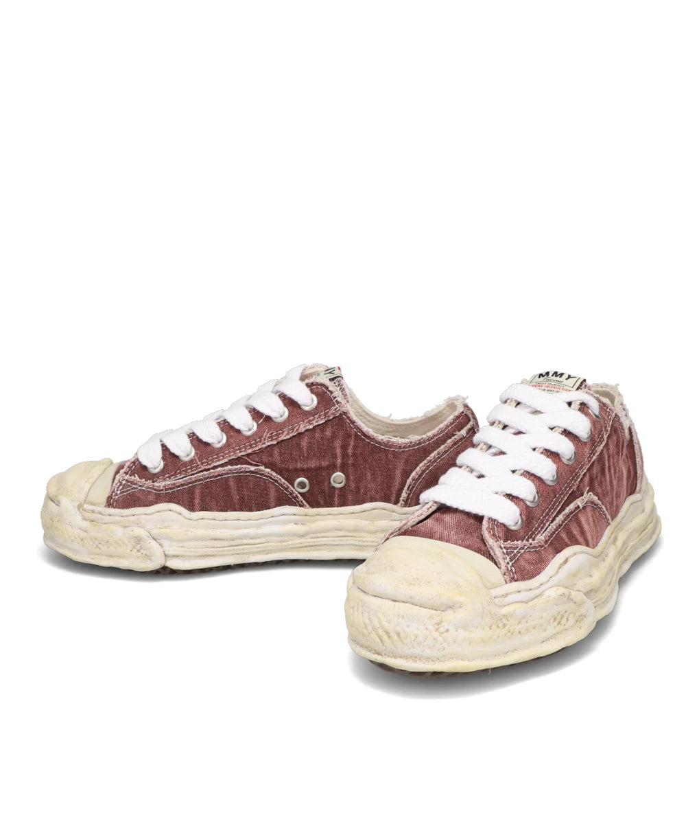 HANK/ORIGINAL SOLE BLEACHING AND WASHING TEXTILE LOW-TOP SNEAKER