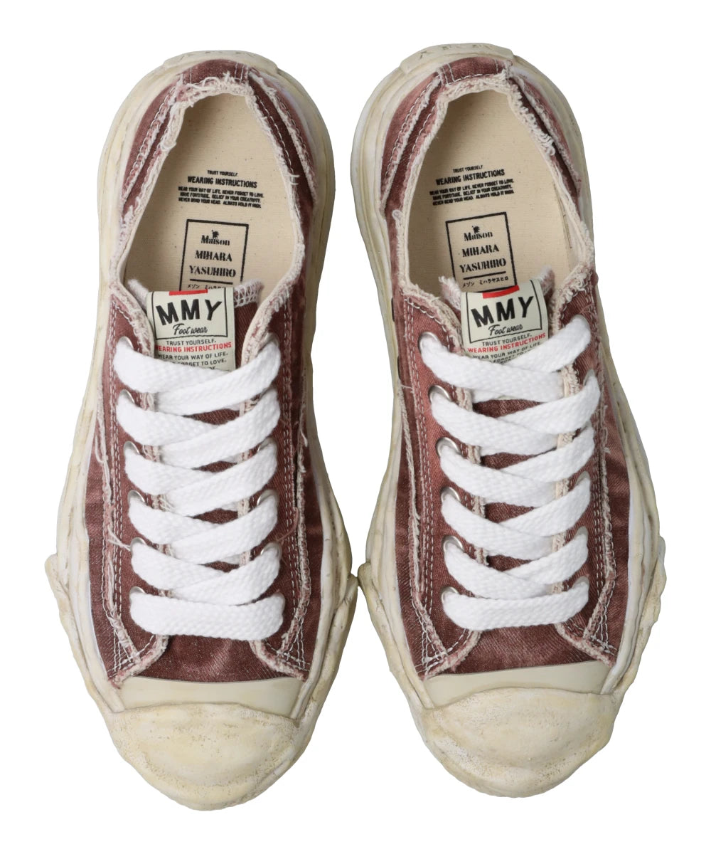 HANK/ORIGINAL SOLE BLEACHING AND WASHING TEXTILE LOW-TOP SNEAKER