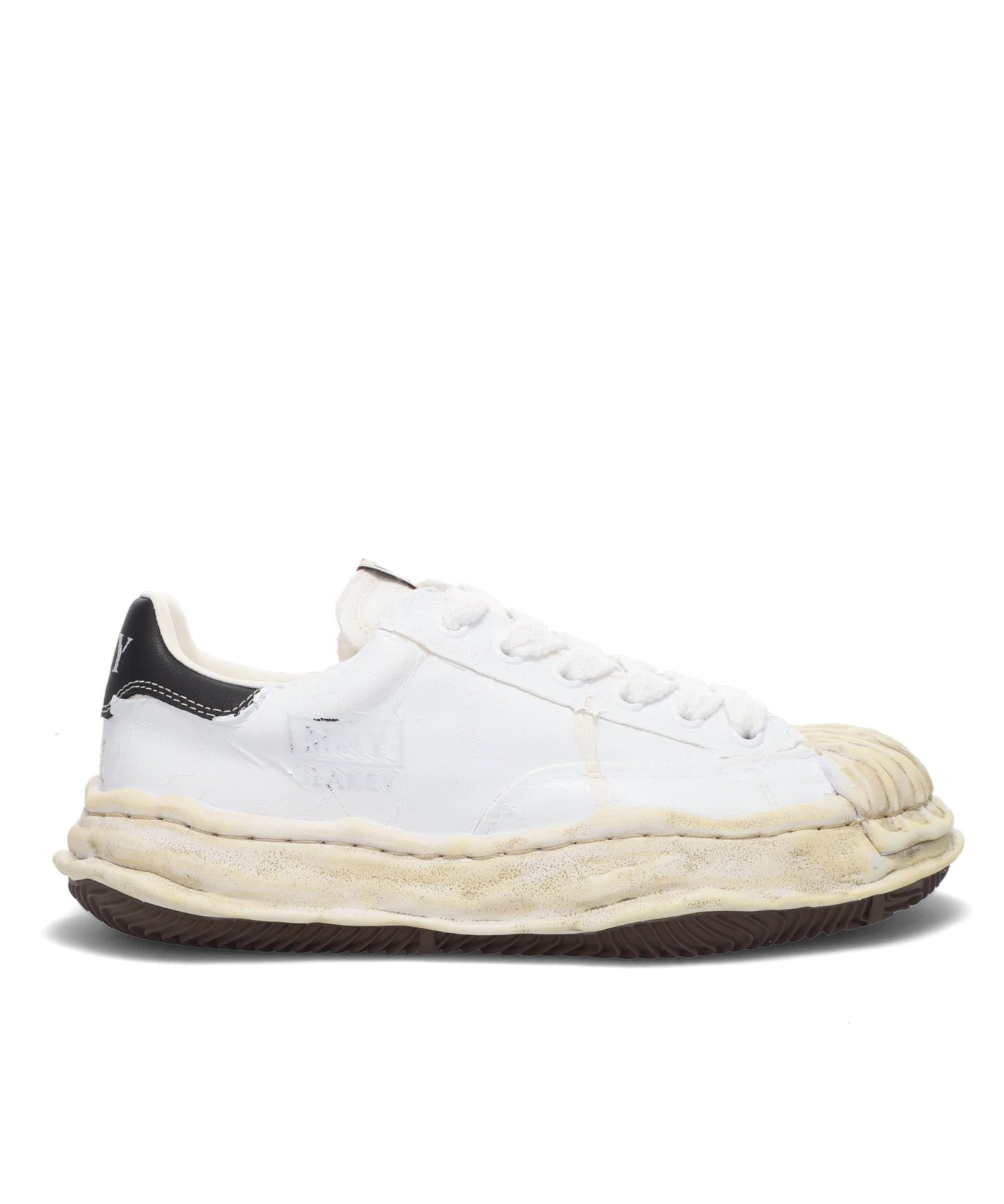 Maison MIHARA YASUHIRO(メゾンミハラヤスヒロ) BLAKEY/ORIGINAL SOLE TORN FILM ATTACHEDCANVAS LOW-TOP SNEAKER