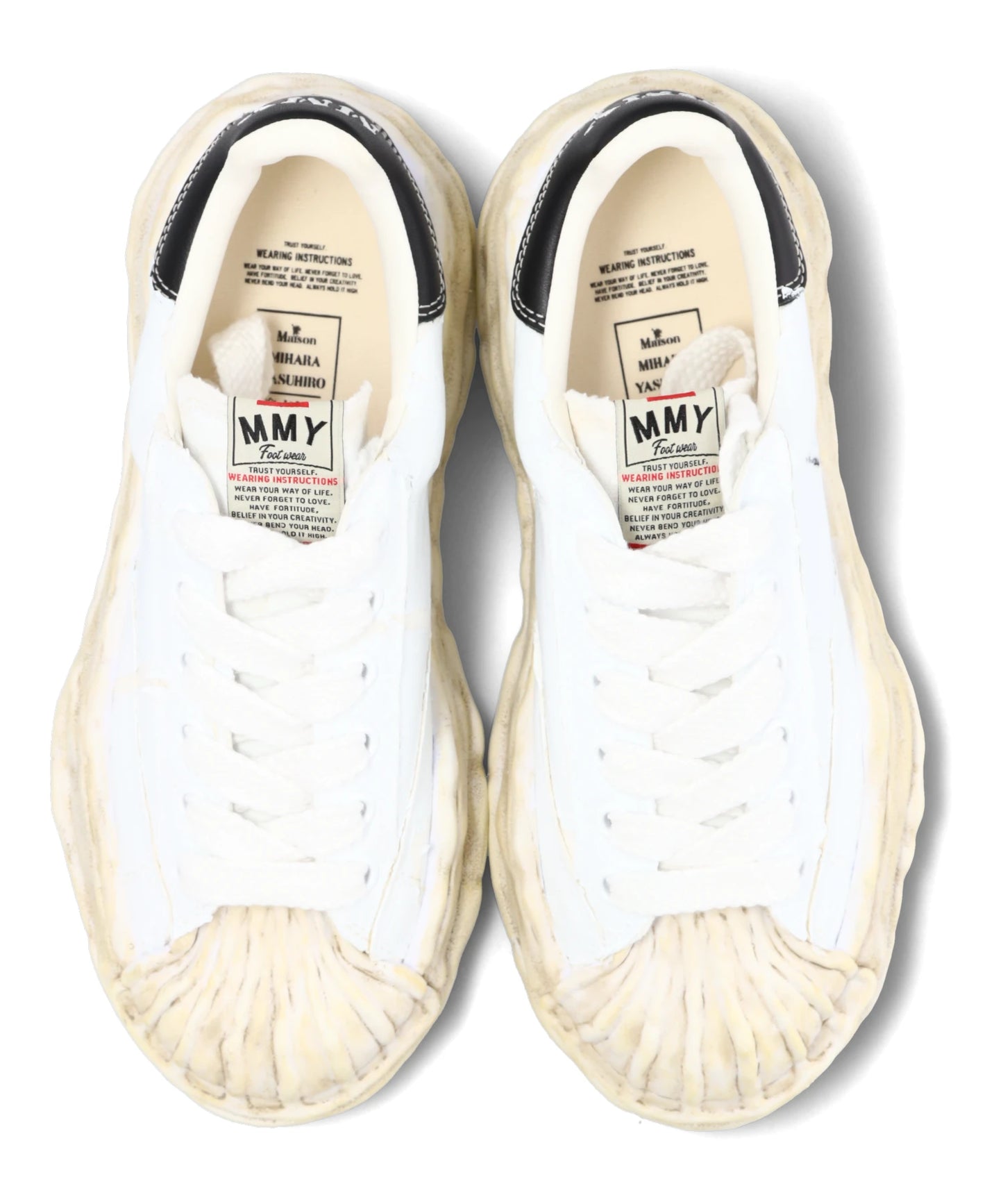 BLAKEY/ORIGINAL SOLE TORN FILM ATTACHEDCANVAS LOW-TOP SNEAKER