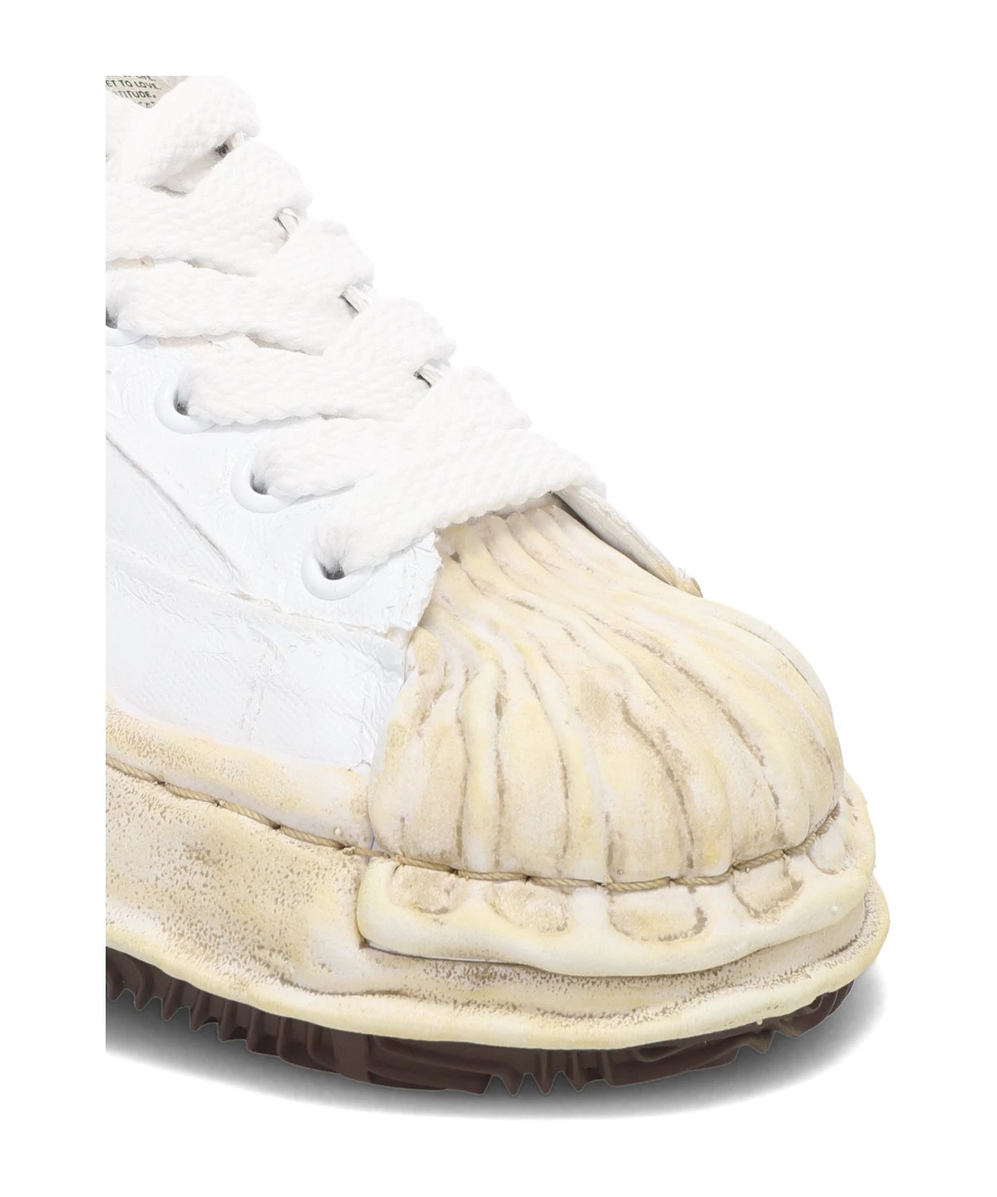 BLAKEY/ORIGINAL SOLE TORN FILM ATTACHEDCANVAS LOW-TOP SNEAKER