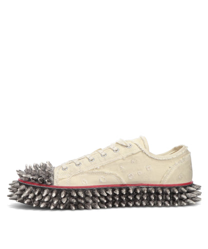 DIRTY SPIKE TOE CAP CANVAS SNEAKER