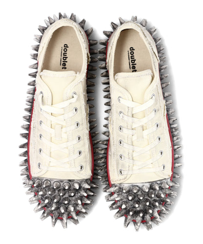 DIRTY SPIKE TOE CAP CANVAS SNEAKER