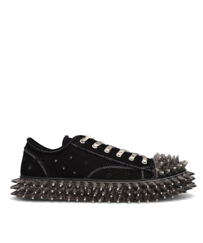 doublet（ダブレット）DIRTY SPIKE TOE CAP CANVAS SNEAKER