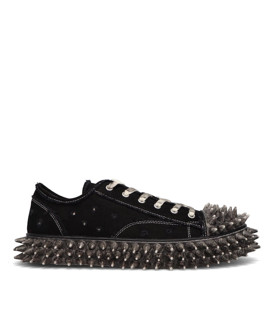 doublet（ダブレット）DIRTY SPIKE TOE CAP CANVAS SNEAKER
