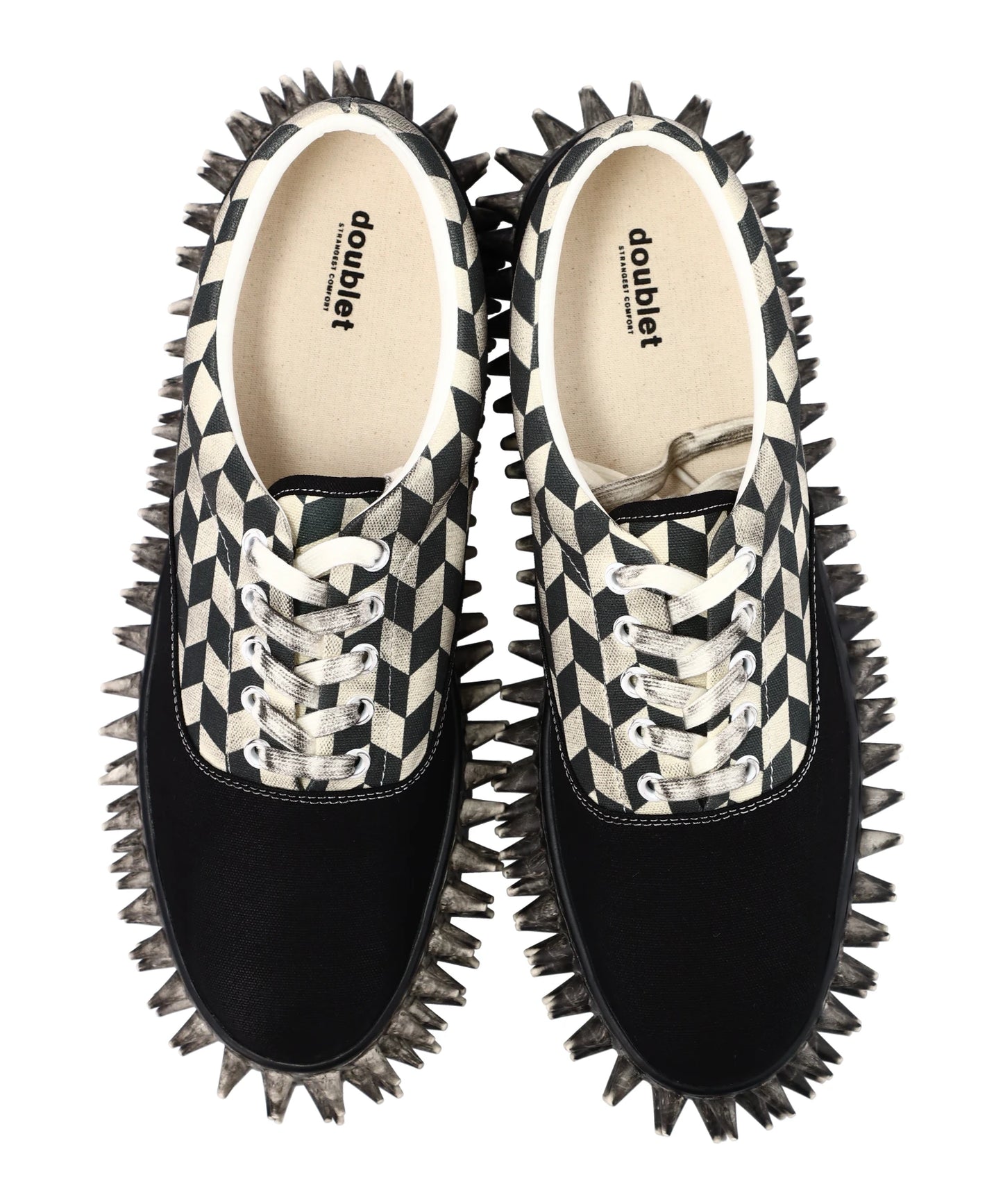 DIRTY SPIKE CANVAS SNEAKER