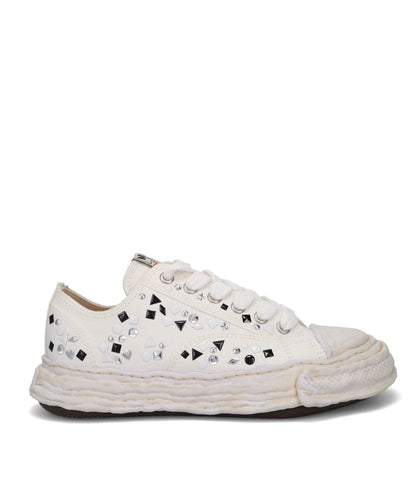 Maison MIHARA YASUHIRO(メゾンミハラヤスヒロ)　PETERSON23/ORIGINAL SOLE EMBELLISHEDCANVAS LOW-TOP SNEAKER A16FW724