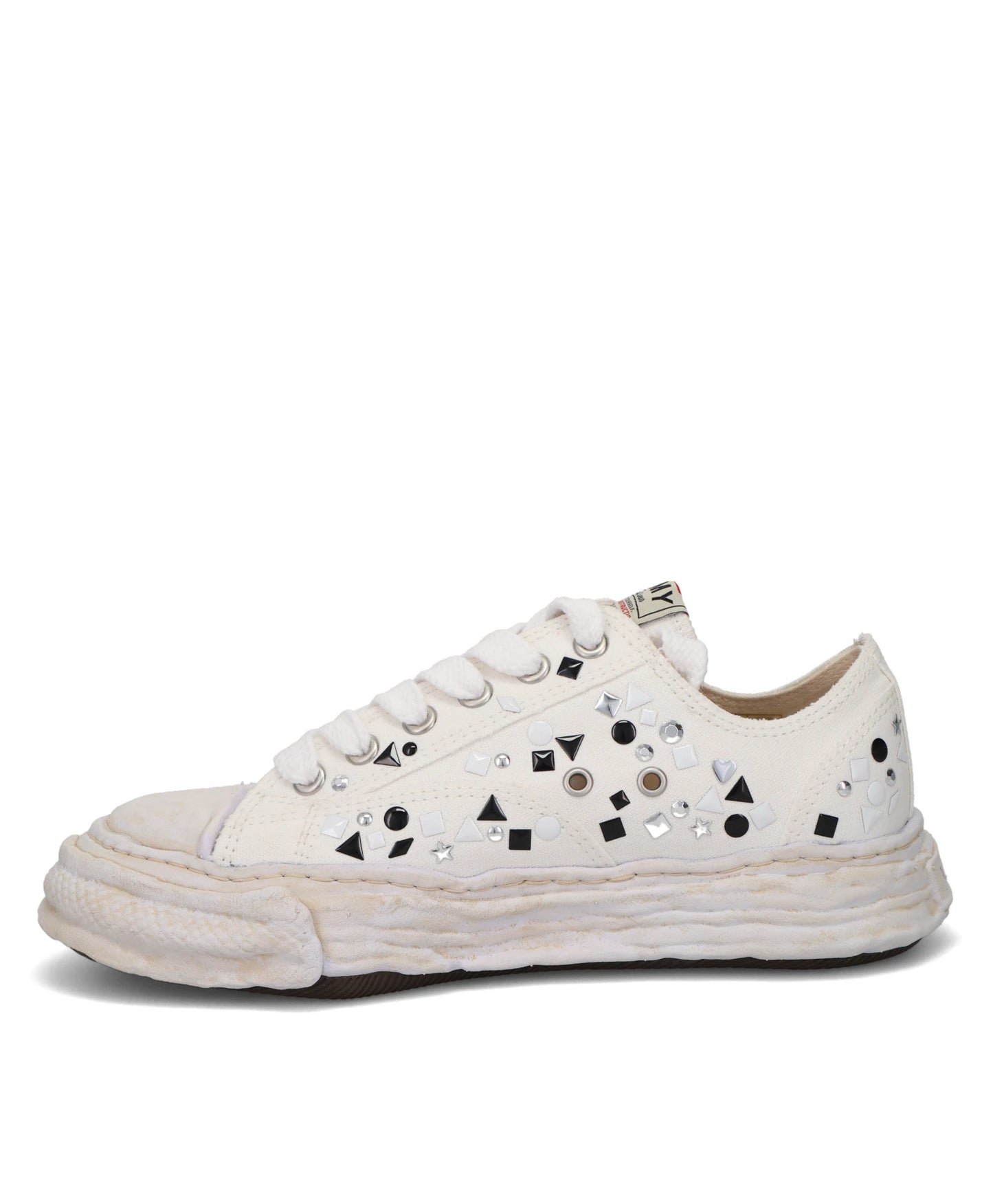 PETERSON23/ORIGINAL SOLE EMBELLISHED CANVAS LOW-TOP SNEAKER