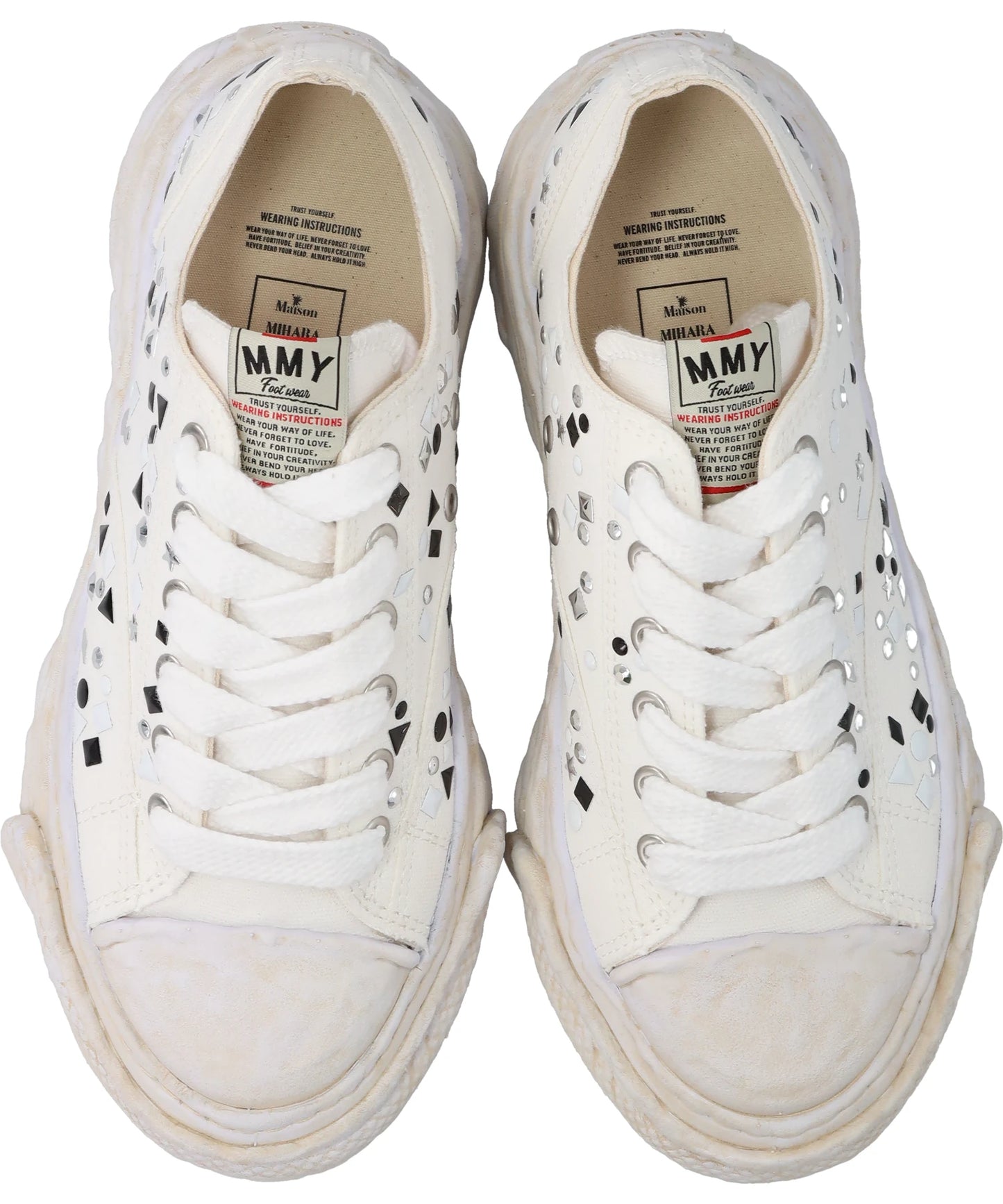 PETERSON23/ORIGINAL SOLE EMBELLISHED CANVAS LOW-TOP SNEAKER