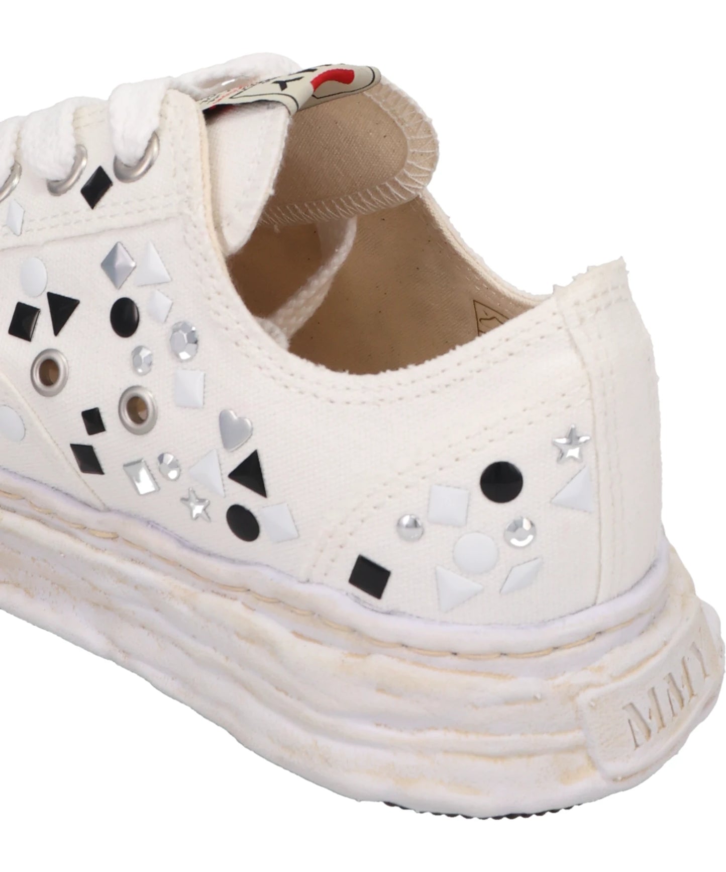 PETERSON23/ORIGINAL SOLE EMBELLISHED CANVAS LOW-TOP SNEAKER