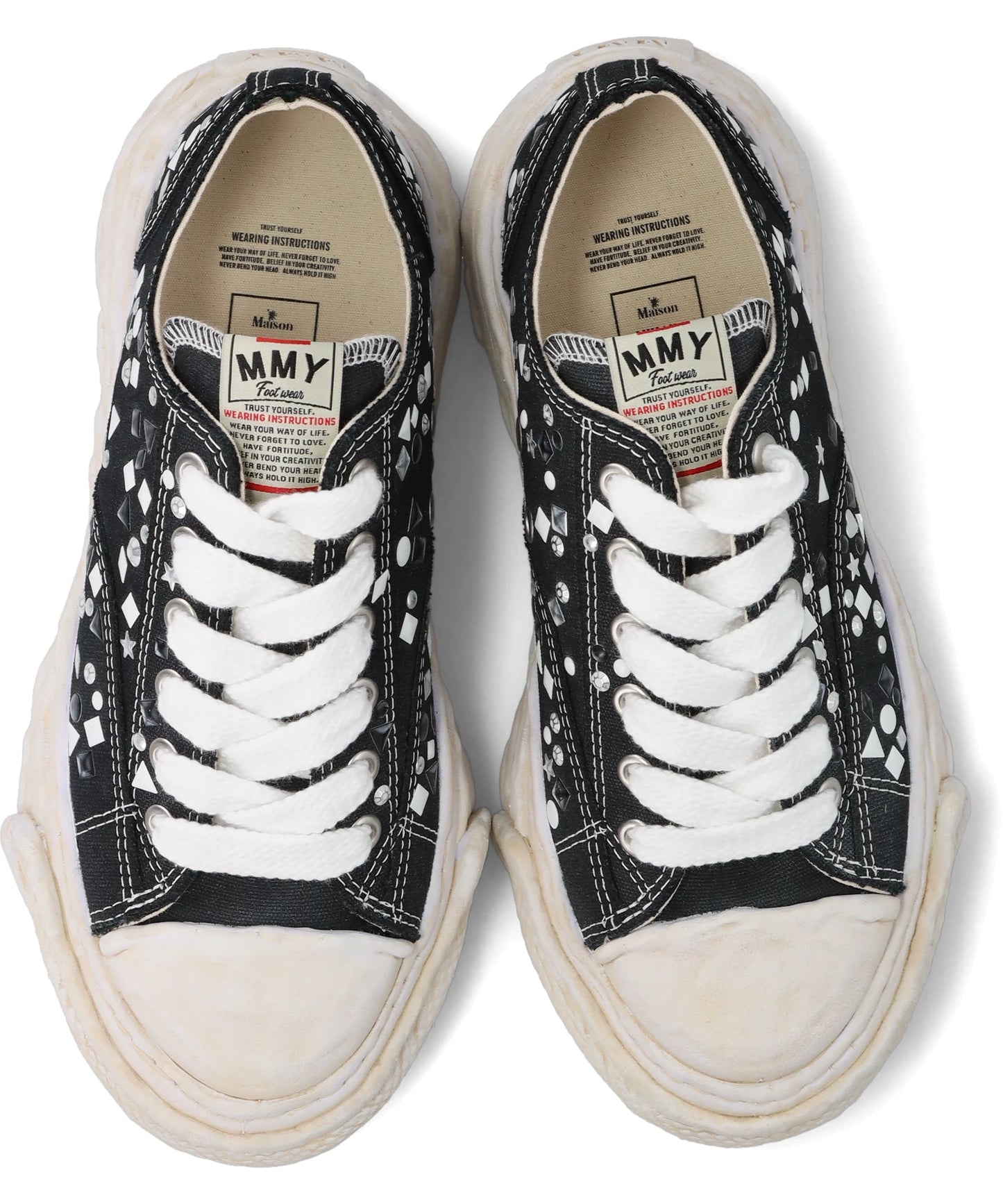 PETERSON23/ORIGINAL SOLE EMBELLISHED CANVAS LOW-TOP SNEAKER