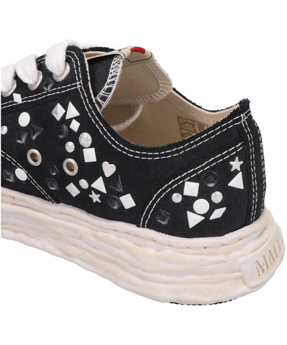 PETERSON23/ORIGINAL SOLE EMBELLISHED CANVAS LOW-TOP SNEAKER