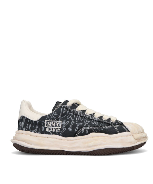 BLAKEY/ORIGINAL SOLE GRAFFITI PRINTEDCANVAS LOW-TOP SNEAKER