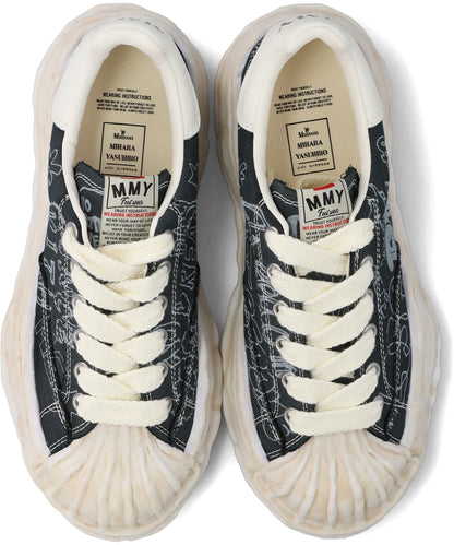 BLAKEY/ORIGINAL SOLE GRAFFITI PRINTEDCANVAS LOW-TOP SNEAKER