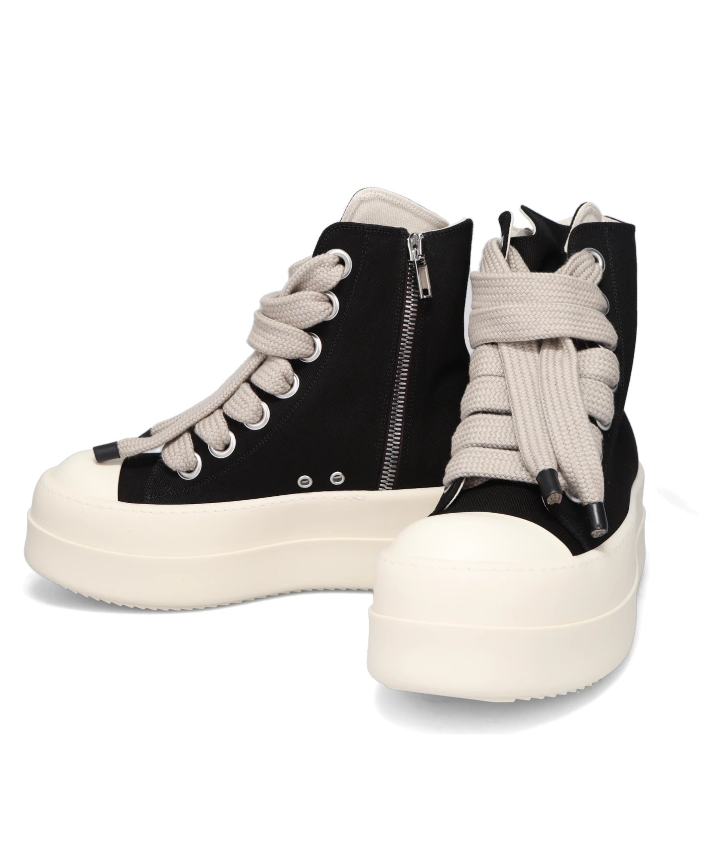 MEGA BUMPER JUMBOLACE SNEAKS - BLACK/MILK/MILK