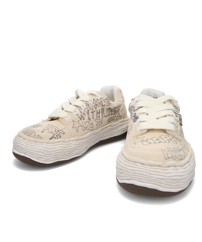 OLIVER/ORIGINAL SOLE GRAFFITI PRINTEDCANVAS LOW-TOP SNEAKER