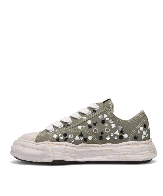 PETERSON23/ORIGINAL SOLE EMBELLISHEDCANVAS LOW-TOP SNEAKER
