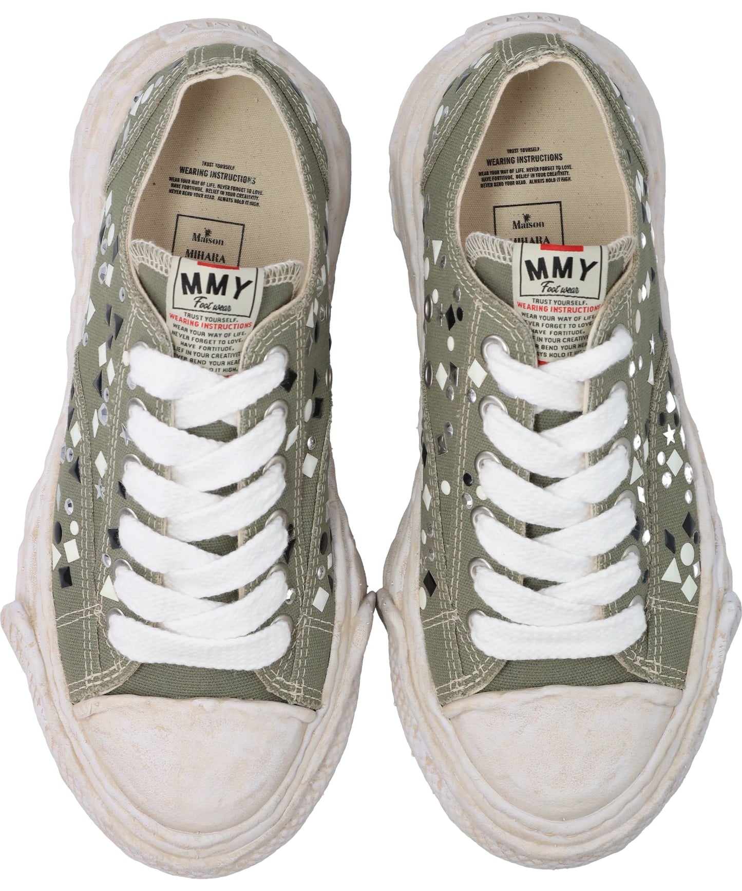 PETERSON23/ORIGINAL SOLE EMBELLISHEDCANVAS LOW-TOP SNEAKER