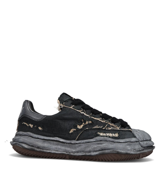 Maison MIHARA YASUHIRO(メゾンミハラヤスヒロ) BLAKEY/ORIGINAL SOLE RIPPING ANDOVER DYEING CANVAS LOW-TOP SNEAKER