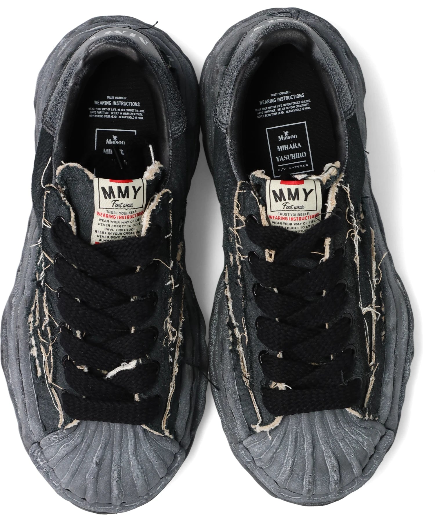 BLAKEY/ORIGINAL SOLE RIPPING ANDOVER DYEING CANVAS LOW-TOP SNEAKER