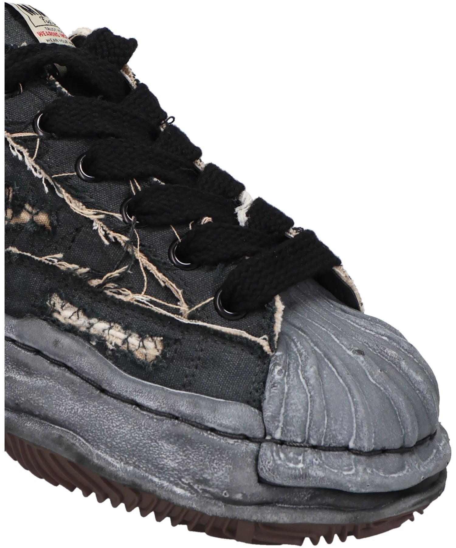 BLAKEY/ORIGINAL SOLE RIPPING ANDOVER DYEING CANVAS LOW-TOP SNEAKER