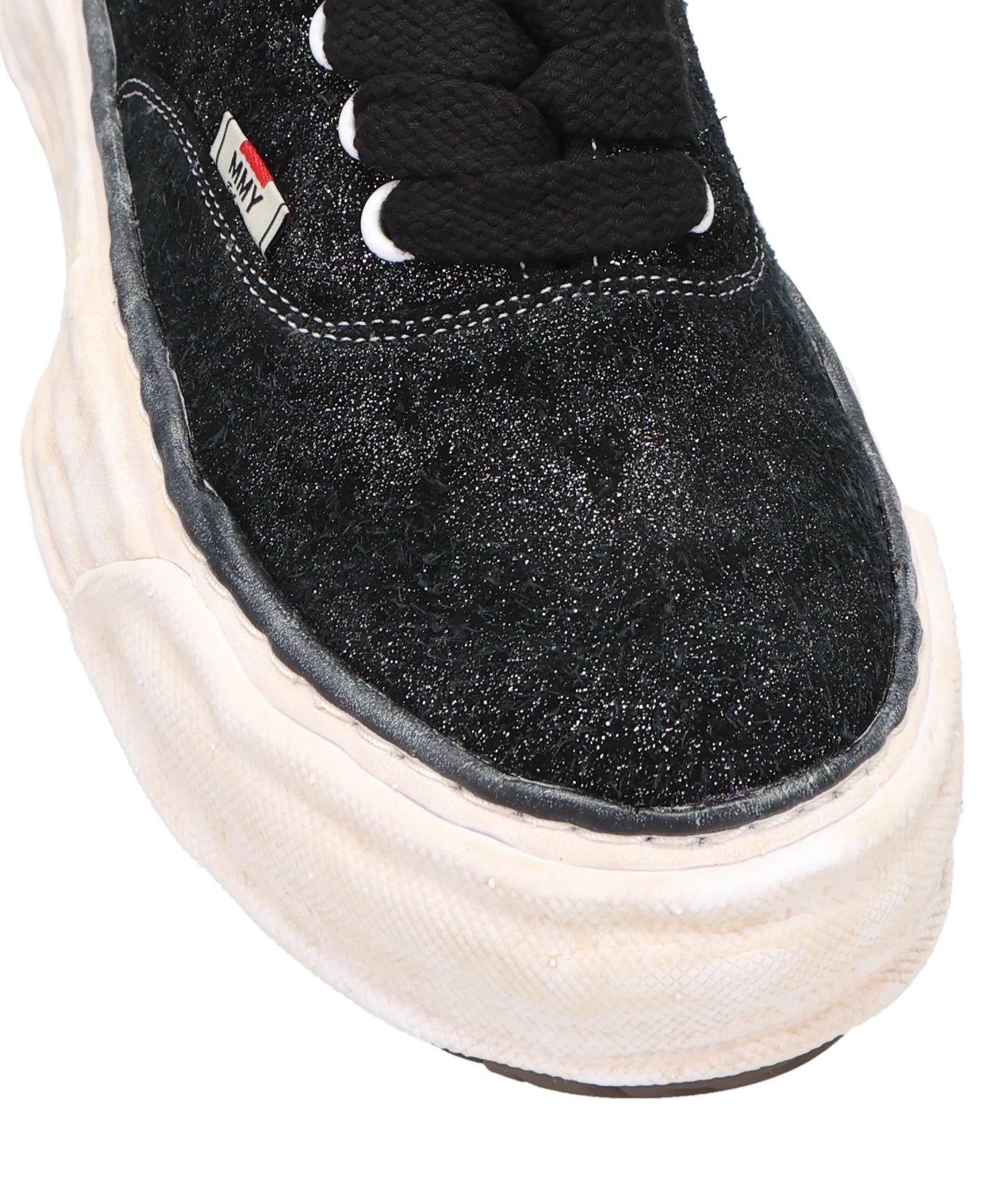 BAKER26/GLITTERY SUEDE LOW-TOP SNEAKERS