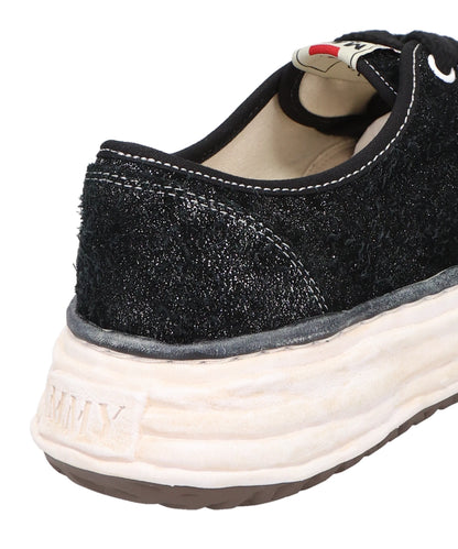 BAKER26/GLITTERY SUEDE LOW-TOP SNEAKERS