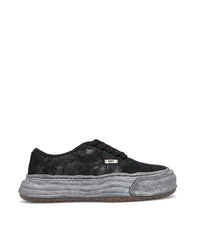 BAKER26/GLITTERY SUEDE LOW-TOP SNEAKERS
