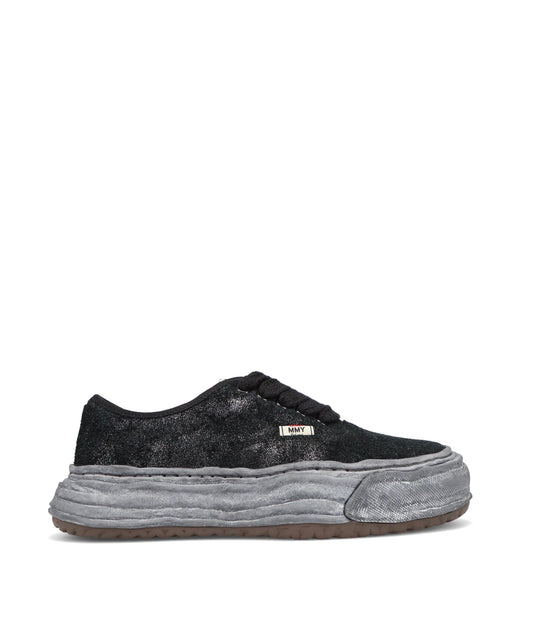 BAKER26/GLITTERY SUEDE LOW-TOP SNEAKERS