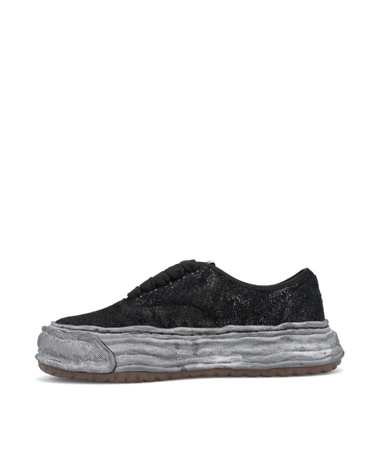 BAKER26/GLITTERY SUEDE LOW-TOP SNEAKERS