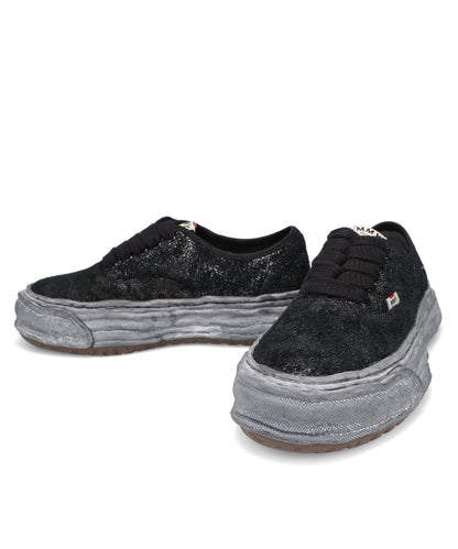 BAKER26/GLITTERY SUEDE LOW-TOP SNEAKERS