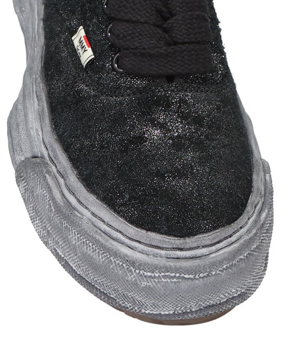 BAKER26/GLITTERY SUEDE LOW-TOP SNEAKERS
