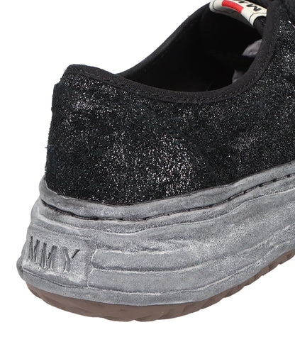 BAKER26/GLITTERY SUEDE LOW-TOP SNEAKERS
