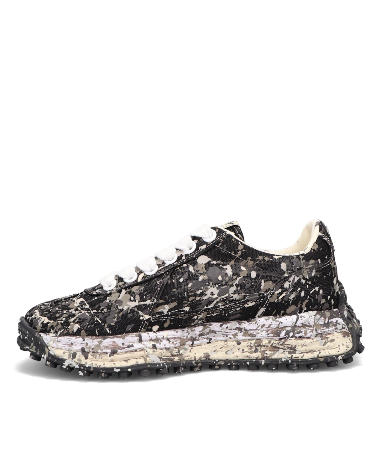 LARRY/SPUTTERING LOW-TOP SNEAKERS