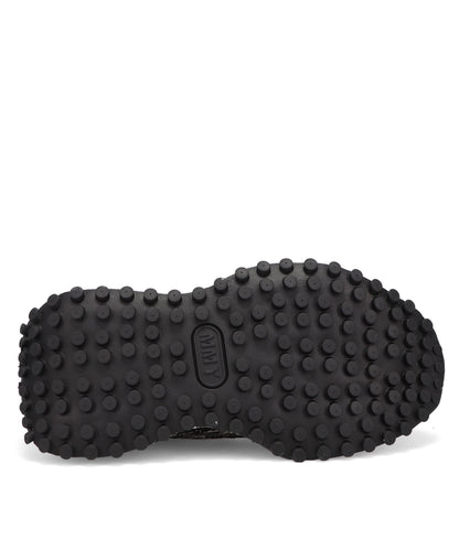 LARRY/SPUTTERING LOW-TOP SNEAKERS